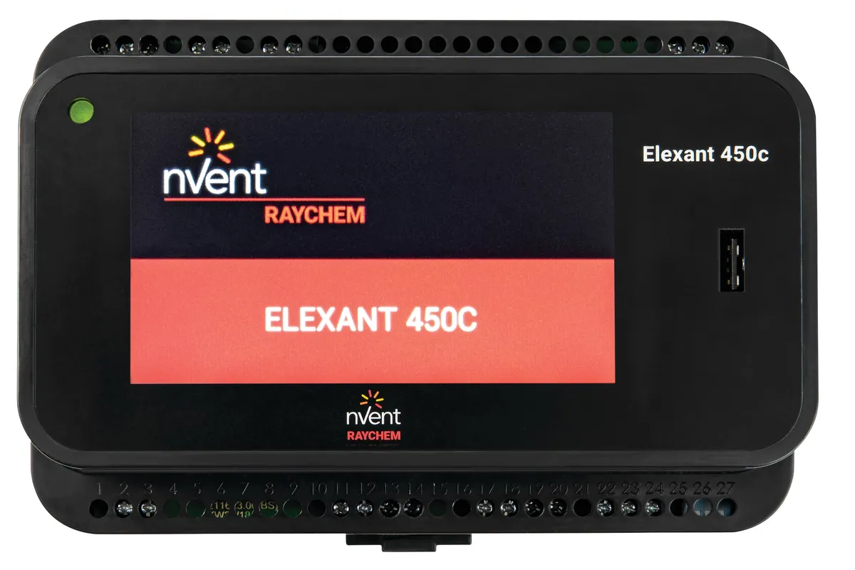 Raychem Elexant 450c controller face on.