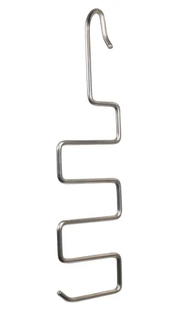 GM-Hanger:  A length of stainless steel formed as a series of squared s-bends