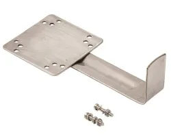 JB-SB-08 metal mounting bracket with fixings for a JB16-02 junction box.