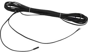 10 metre long sensor coiled and tied with one end stripped ready for connection.