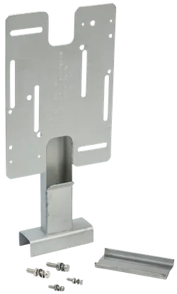 SB-100 metal mounting bracket with fixings for a controller.