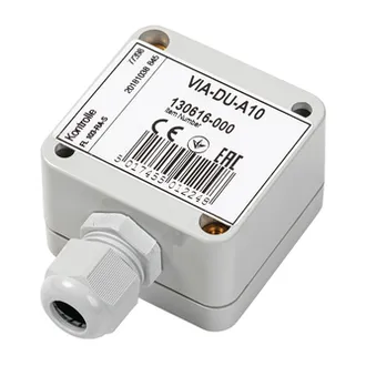 VIA-DU-S20 ground temperature and moisture sensor coiled with one end stripped.