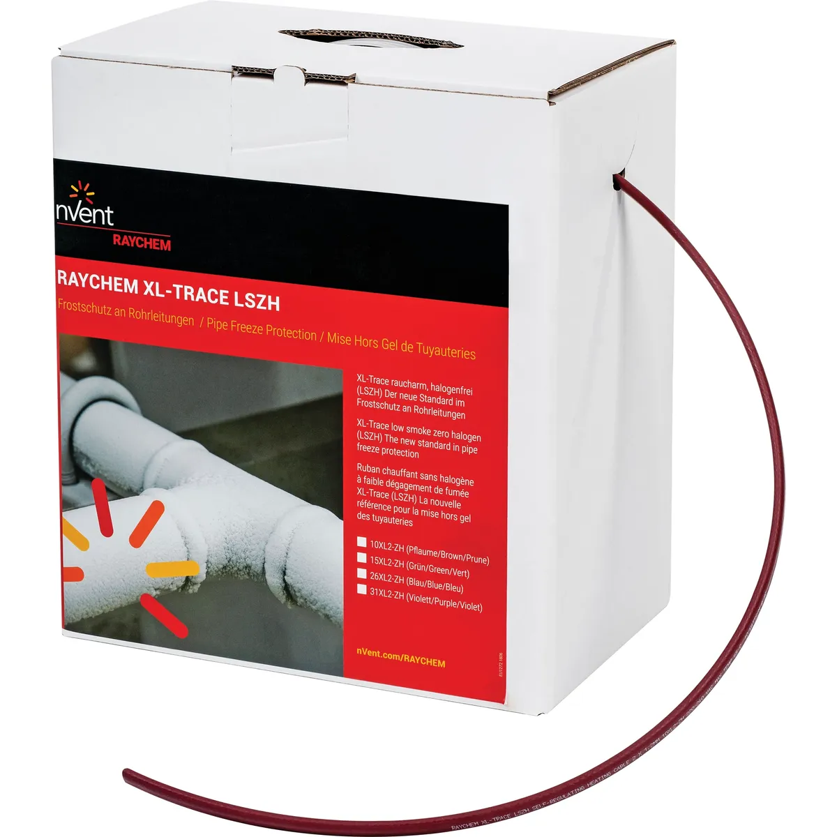 Raychem XL-Trace in an installer box.